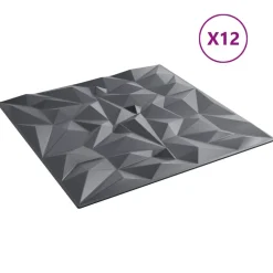 Wandpanelen 12 pcs 50 x 50 cm XPS Schuim>vidaXL New