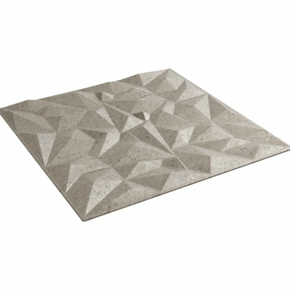 Bouwmaterialen*vidaXL Wandpanelen 48 pcs 50 x 50 cm XPS Schuim Amethist beton