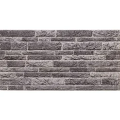 Bouwmaterialen*vidaXL Wandpanelen 10 pcs 100 x 50 cm EPS-schuim Antracietkleurig