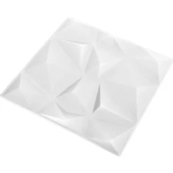 Bouwmaterialen*vidaXL Wandpanelen 48 pcs Diamant Wit 50 x 50 cm XPS Schuim Diamantwit