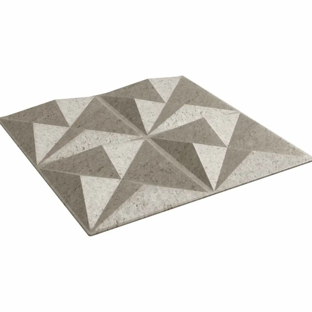 Bouwmaterialen*vidaXL Wandpanelen 24 pcs 50 x 50 cm XPS Schuim Origami beton