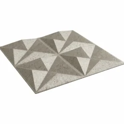 Bouwmaterialen*vidaXL Wandpanelen 12 pcs 50 x 50 cm XPS Schuim Origami beton
