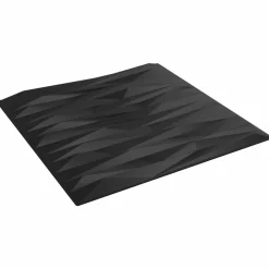 Bouwmaterialen*vidaXL Wandpanelen 48 pcs Zwarte Steen 50 x 50 cm XPS Schuim Zwart steen