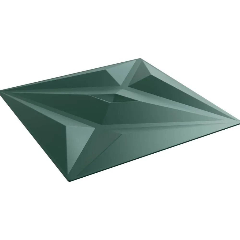 Bouwmaterialen*vidaXL Wandpanelen Ster 12 pcs 50 x 50 cm XPS Schuim Ster groen