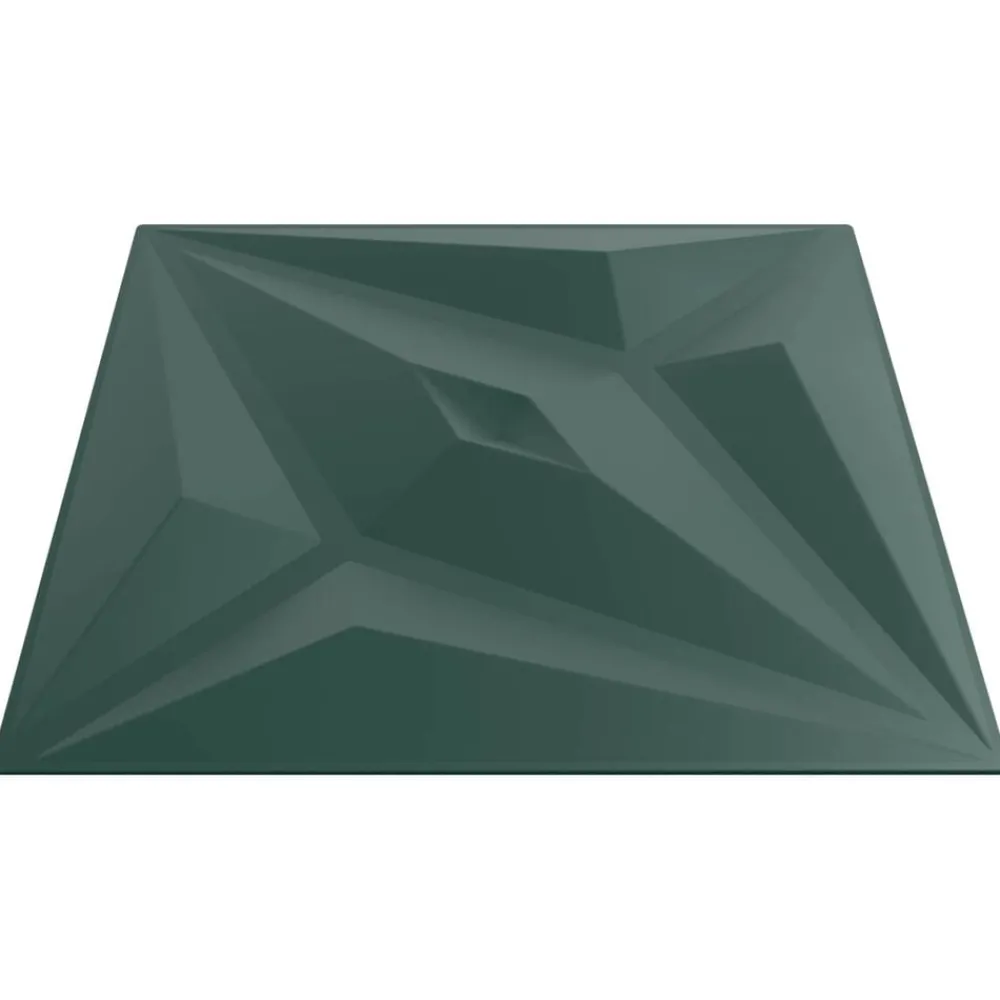 Bouwmaterialen*vidaXL Wandpanelen Ster 12 pcs 50 x 50 cm XPS Schuim Ster groen