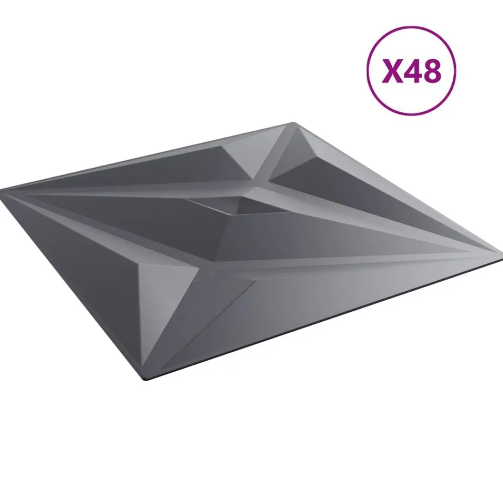 Wandpanelen Ster 48 pcs 50 x 50 cm XPS Schuim>vidaXL Online