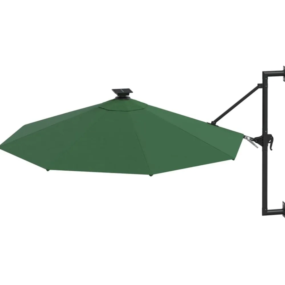 Wandparasol met LED's 300 cm>vidaXL