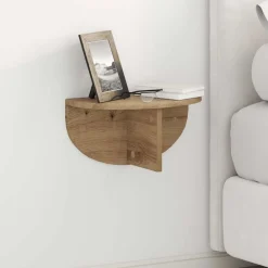 Wandplank Artisan Eiken 38 x 19 x 19 cm Bewerkt hout>vidaXL