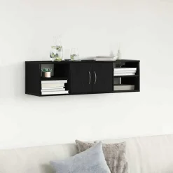 Wandplank met plank 102 x 30 x 29 cm Bewerkt hout>vidaXL