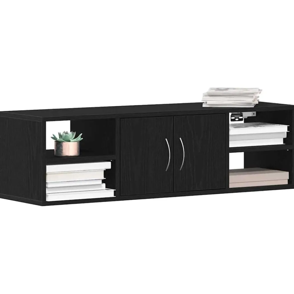 Wandplank met plank 102 x 30 x 29 cm Bewerkt hout>vidaXL