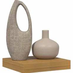 Wandplank Wandgemonteerd 23 x 23,5 x 4 cm Bewerkt hout><noscript><img width=