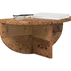 Wandplank Wandgemonteerd Oudhout 38 x 19 x 19 cm Bewerkt hout><noscript><img width=
