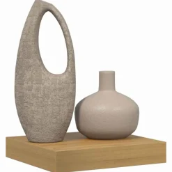 Boekenkasten & Wandplanken*vidaXL Wandplank Wandgemonteerd 23 x 23,5 x 4 cm Bewerkt hout Bruin