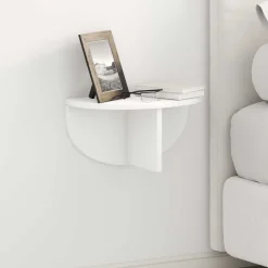 Boekenkasten & Wandplanken*vidaXL Wandplank Wandgemonteerd 38 x 19 x 19 cm Bewerkt hout Wit