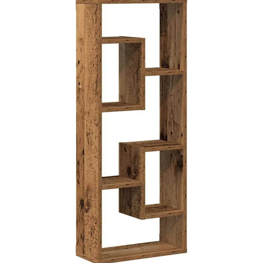 Boekenkasten & Wandplanken*vidaXL Wandplank 36x16x90 cm bewerkt hout kleurig Oud hout