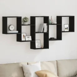 Wandplank 159x18x66 cm Bewerkt Hout>vidaXL New