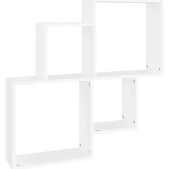 Wandschap kubus 80x15x78,5 cm bewerkt hout>vidaXL Discount