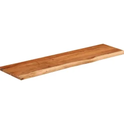 Tafelaccessoires*vidaXL Wandschap rechthoekig natuurlijke rand 40x20x2,5 cm acaciahout Naturel