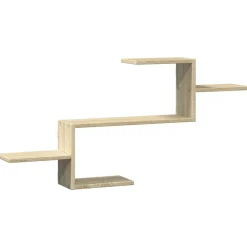 Wandschap 104x15x49 cm bewerkt hout kleurig>vidaXL Clearance