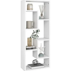Boekenkasten & Wandplanken*vidaXL Wandschap 36x16x90 cm bewerkt hout Wit