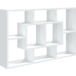 Kasten & Opbergmeubelen*vidaXL Wandschap 85x16x52,5 cm bewerkt hout Wit