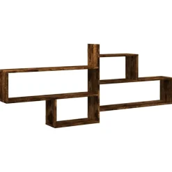 Wandschap 167,5x18x68 cm bewerkt hout kleurig>vidaXL Discount