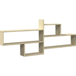Wandschap 167,5x18x68 cm bewerkt hout kleurig>vidaXL New
