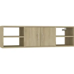 Wandschap 102x30x29 cm bewerkt hout kleurig>vidaXL New
