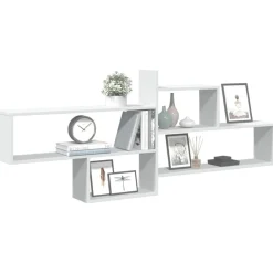 Boekenkasten & Wandplanken*vidaXL Wandschap 167,5x18x68 cm bewerkt hout Wit