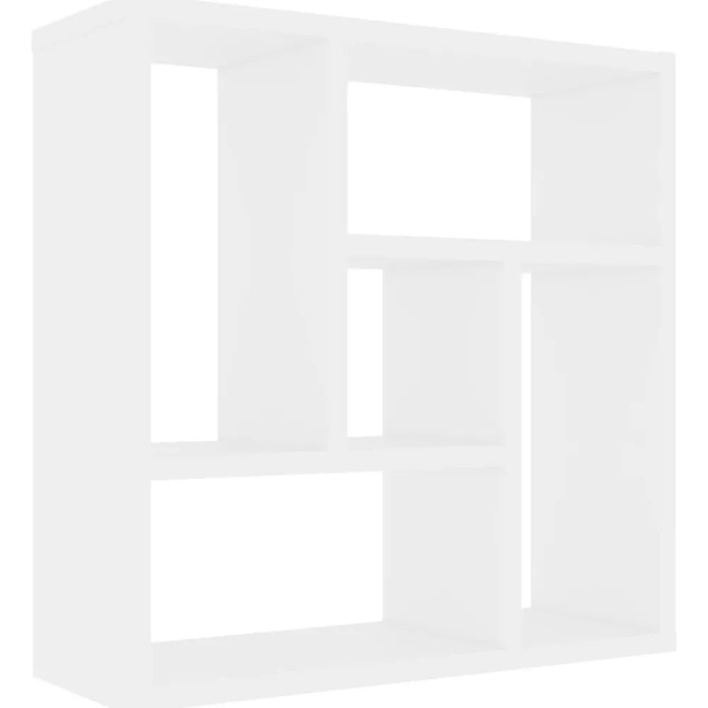 Boekenkasten & Wandplanken*vidaXL Wandschap 45,1x16x45,1 cm bewerkt hout Wit