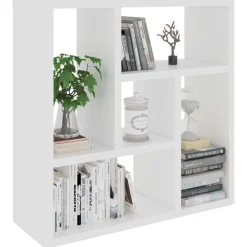 Boekenkasten & Wandplanken*vidaXL Wandschap 45,1x16x45,1 cm bewerkt hout Wit
