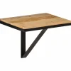 Wandschap 40x30x32 cm massief mangohout en ijzer>vidaXL