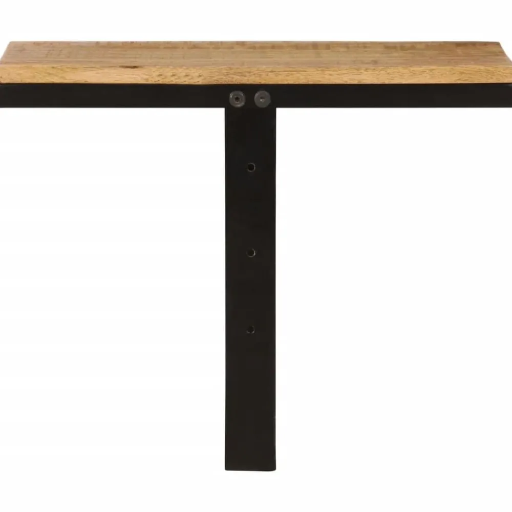 Wandschap 40x30x32 cm massief mangohout en ijzer>vidaXL