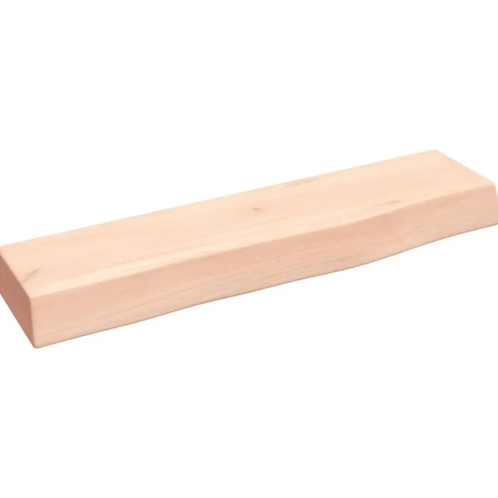 Boekenkasten & Wandplanken*vidaXL Wandschap 40x10x4 cm onbehandeld massief eikenhout Naturel