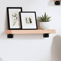 Boekenkasten & Wandplanken*vidaXL Wandschap 40x10x4 cm onbehandeld massief eikenhout Naturel