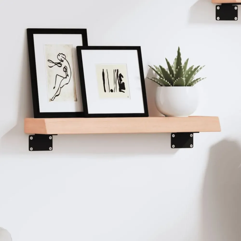 Boekenkasten & Wandplanken*vidaXL Wandschap 40x10x4 cm onbehandeld massief eikenhout Naturel