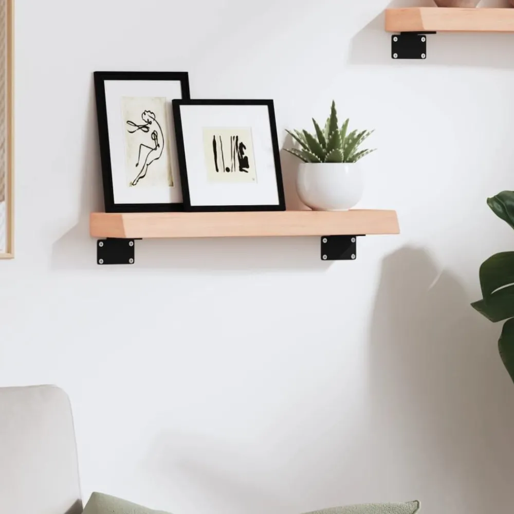Boekenkasten & Wandplanken*vidaXL Wandschap 40x10x4 cm onbehandeld massief eikenhout Naturel