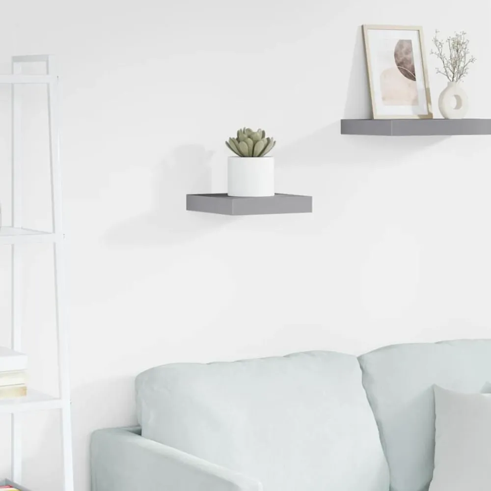 Wandschap zwevend 23x23,5x3,8 cm MDF>vidaXL Outlet