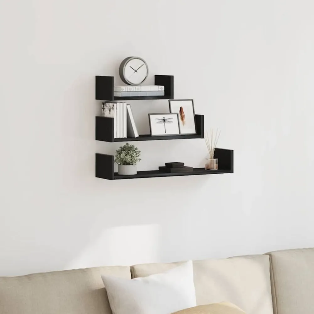 Wandschappen 3 st bewerkt hout>vidaXL Sale
