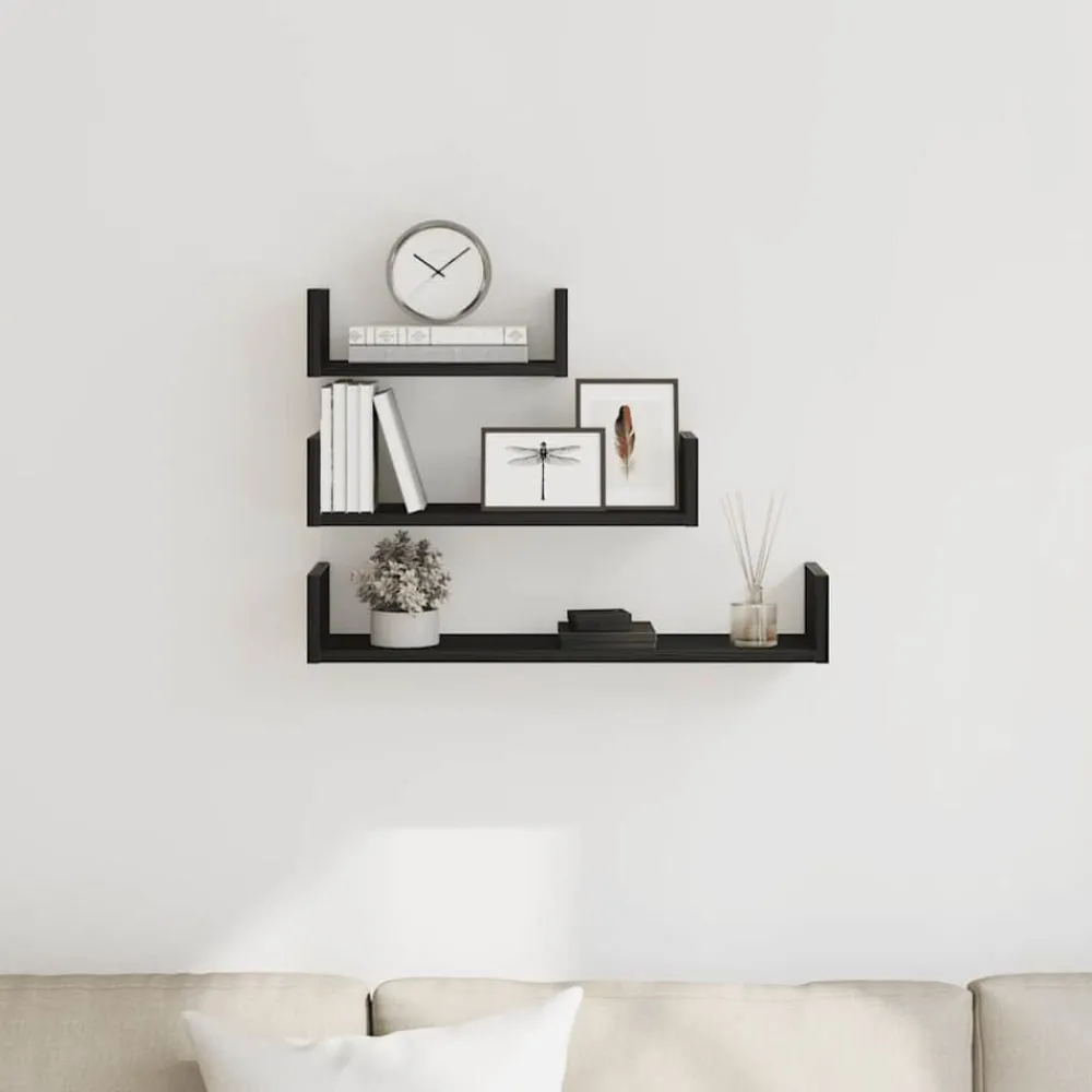Wandschappen 3 st bewerkt hout>vidaXL Sale