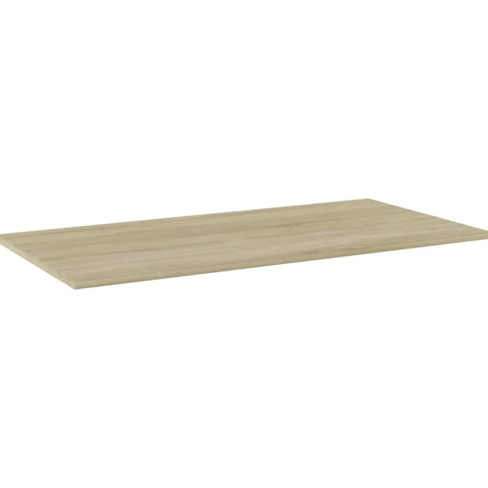 Boekenkasten & Wandplanken*vidaXL Wandschappen 4 st 80x20x1,5 cm spaanplaat kleurig Sonoma eiken