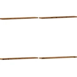 Wandschappen 4 st 60x10x1,5 cm bewerkt hout kleurig>vidaXL Clearance