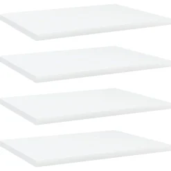 Boekenkasten & Wandplanken*vidaXL Wandschappen 4 st 40x30x1,5 cm bewerkt hout Wit