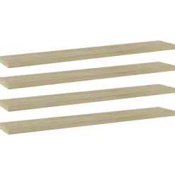 Wandschappen 4 st 60x10x1,5 cm spaanplaat kleurig>vidaXL Sale