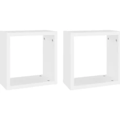 Wandschappen kubus 2 st 30x15x30 cm>vidaXL Clearance