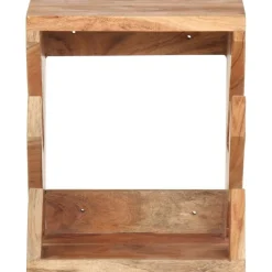 Voertuigonderdelen & -Accessoires*vidaXL Wandskateboardhouder 25x20x30 cm massief acaciahout