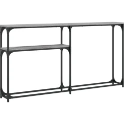 Wandtafel 145x22,5x75 cm bewerkt hout eikenkleurig>vidaXL Online