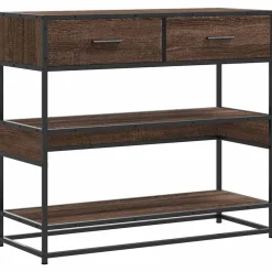 Wandtafel 90x35x80 cm bewerkt hout>vidaXL Clearance
