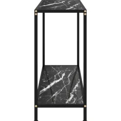 Wandtafel 100x35x75 cm gehard glas zwart><noscript><img width=