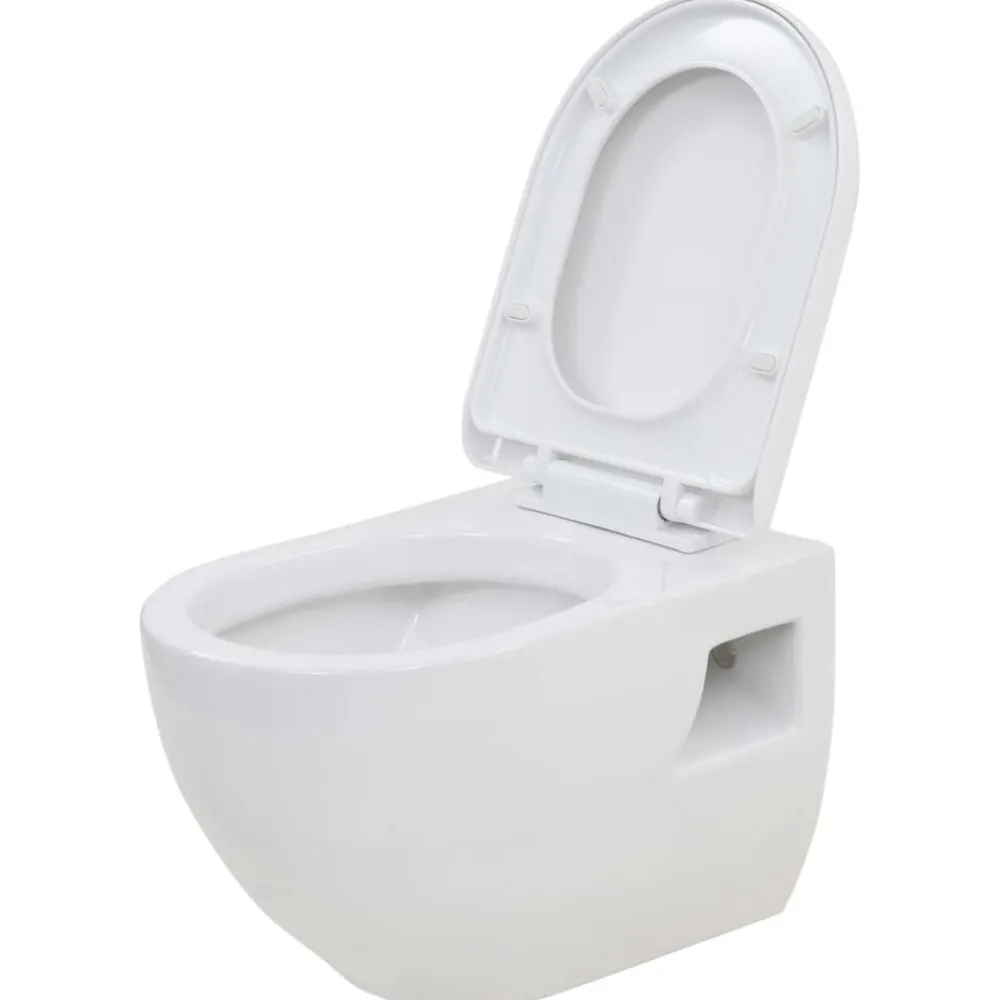 Wandtoilet keramiek>vidaXL Hot